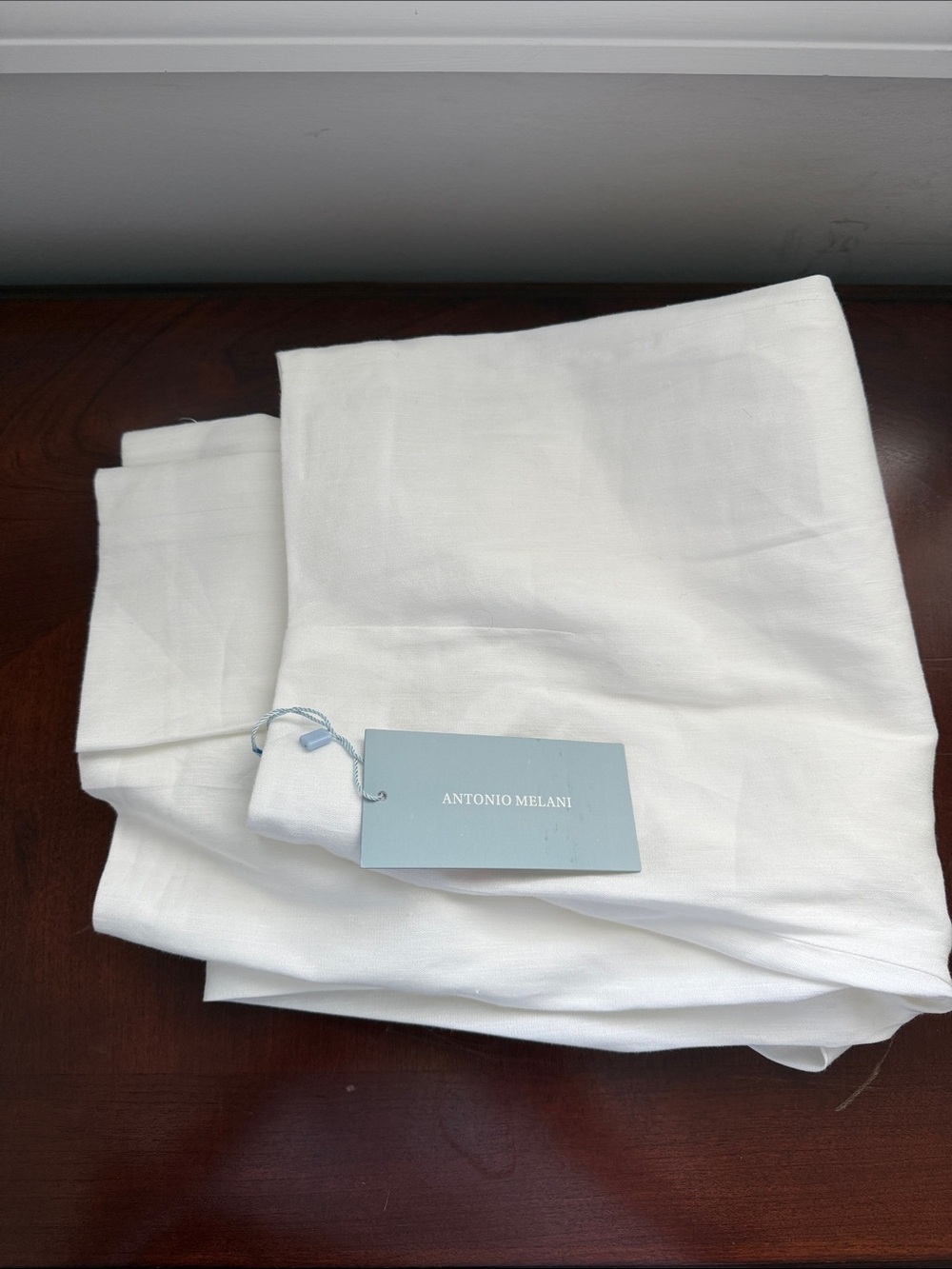 ANTONIO MELANI White Linen-Style pants NWT